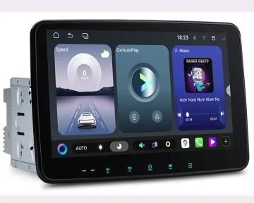 2 DIN 10.1″ QLED IPS Android 15 OctaCore 6GB RAM DDR4+128GB UFS Radio GPS con 4G, CarPlay y Android Auto inalámbricos, WiFi 6, Bluetooth 5.4 y DSP